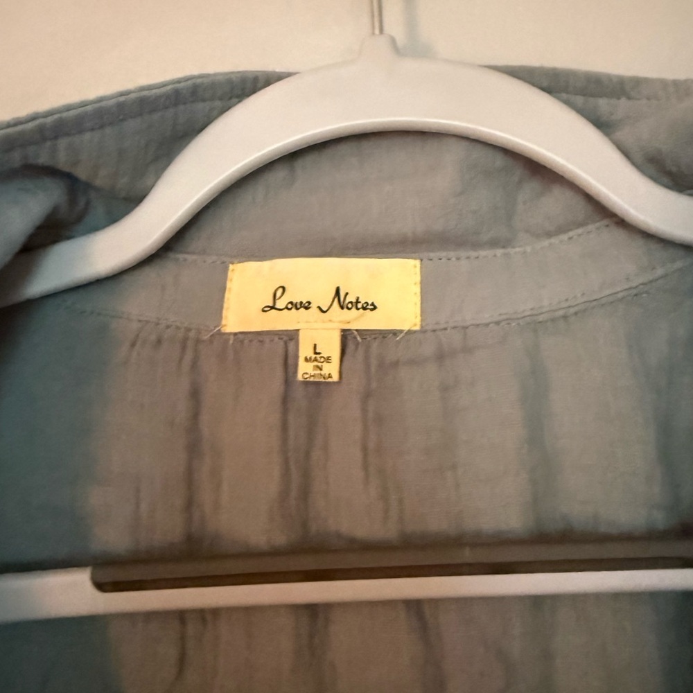 Green Cropped Blouse - Picture 5 of 6